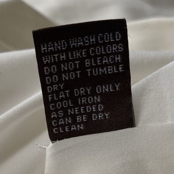 J. McLaughlin Shift Dress V Neck Bell Ruffled Sleeve Off White Size Small - Picture 13 of 14